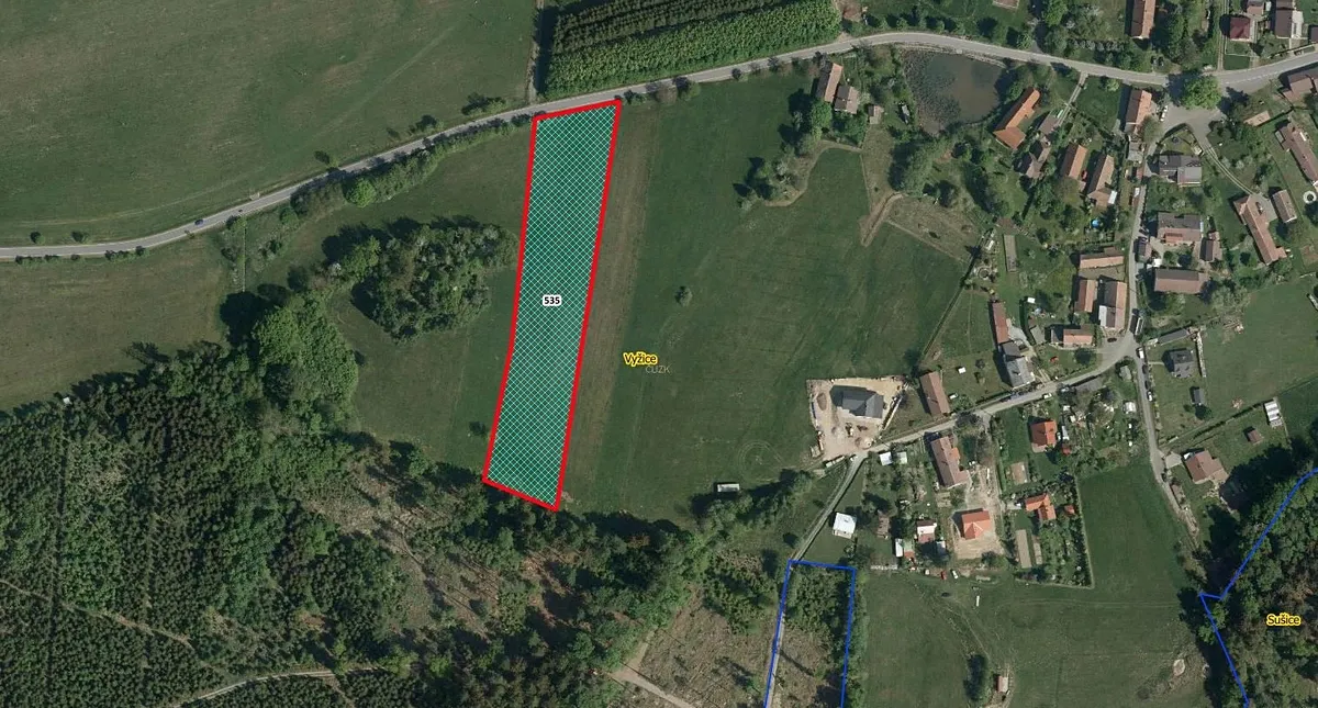 Prodej louky 8234 m²